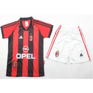 AC Milan 1a Equipación 98/00 - NIÑOS